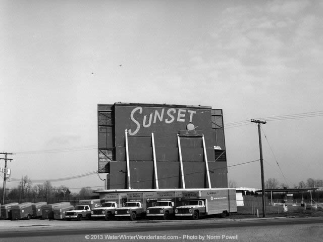Sunset Drive-In Theatre - Old Photo From Norm Powell (newer photo)